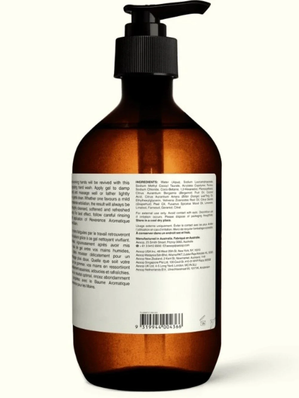 Aesop Reverence Aromatique Hand Wash